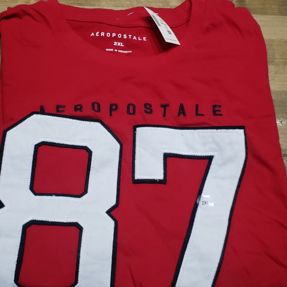 Aeropostale Bold Red Tee NWT